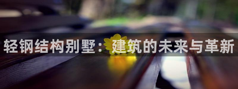 意昂体育3：轻钢结构别墅：建筑的未来与革新