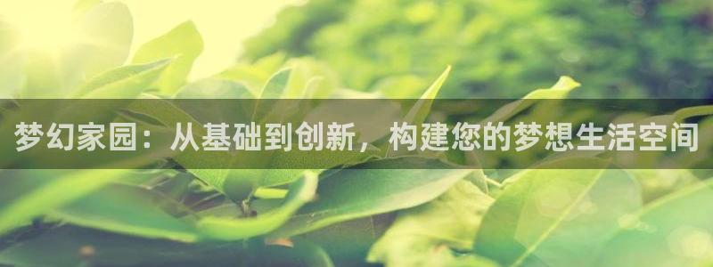 意昂体育3招商电话号码查询是多少：梦幻家园：从基础到创新，构建您的梦想生活空间