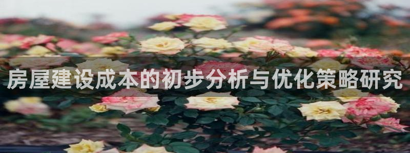 意昂3娱乐下载：房屋建设成本的初步分析与优化策略研究
