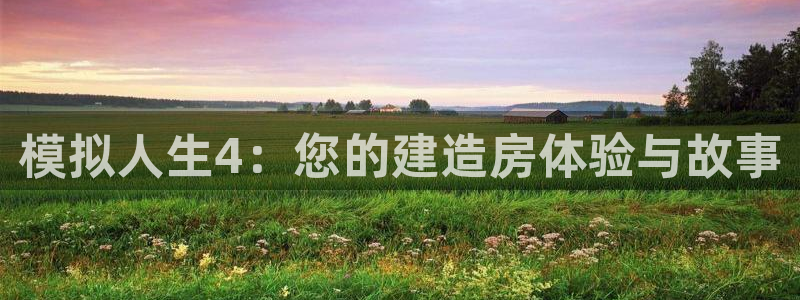 意昂体育3平台注册流程图：模拟人生4：您的建造房体验与故事