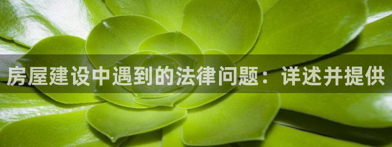 意昂3神州：房屋建设中遇到的法律问题：详述并提供