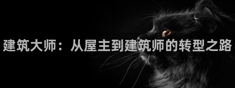 意昂3集团官网网址：建筑大师：从屋主到建筑师的转型之路